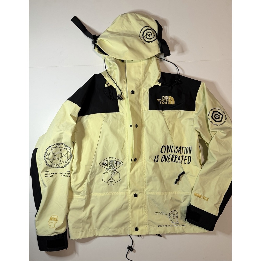 Brain Dead The North Face -Civilization Is Overrated Parka Jacket Sz Medium Rare - Picture 1 of 16